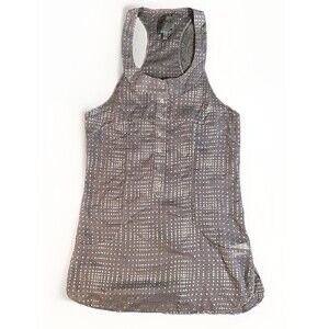 Joe’s Jeans The Shirt Womens S Tunic Y2K Mini Dress Racerback Henley Sheer Grey
